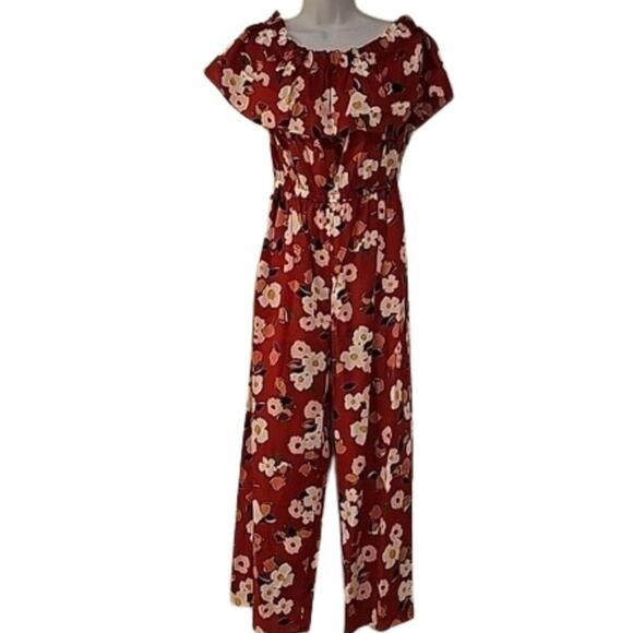 Kate Spade | Red Botanical Garden Jumpsuit w/ Pockets *OUT OF STOCK* | X-Small - Picture 10 of 13